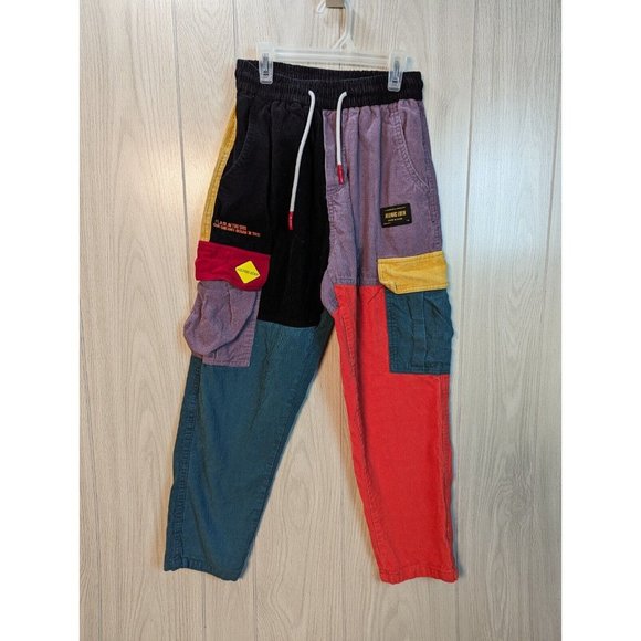 Aelfric Eden Other - COURSEMYS AELFRIC EDEN Corduroy Patchwork Color Block Cargo Pants M 25” Waist